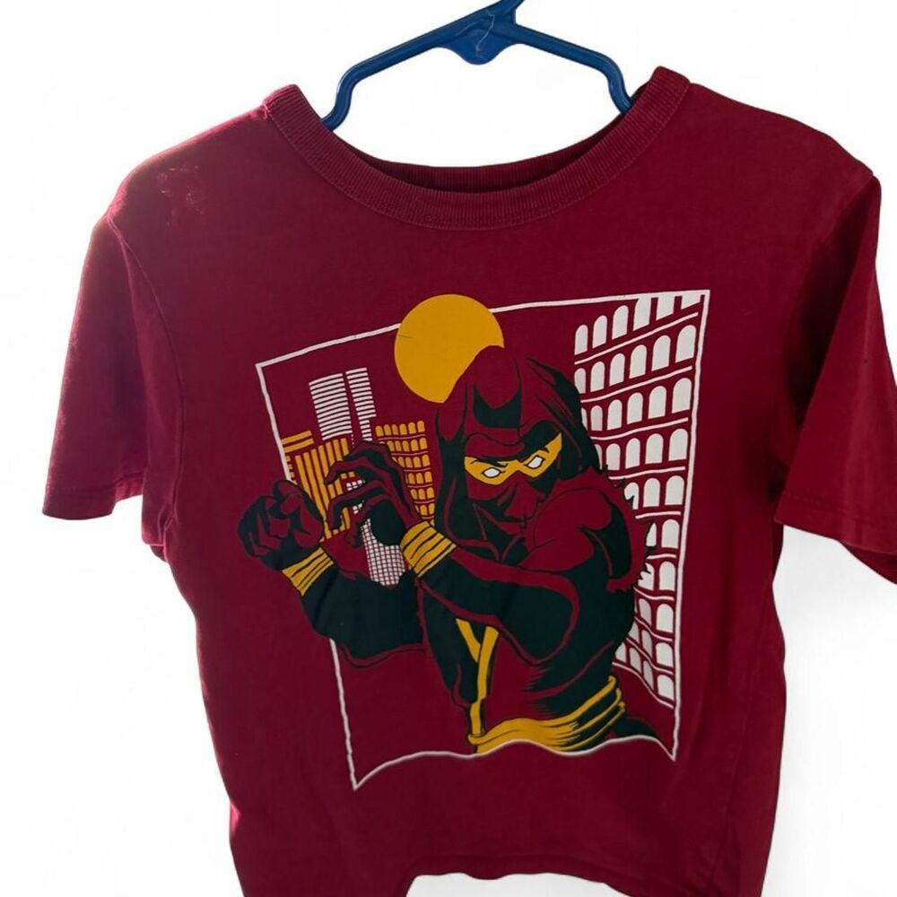 The-children-s-place Men's Red and Burgundy T-shirt